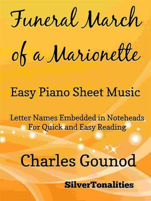 cover image of Funeral March of a Marionette Easy Piano Sheet Music